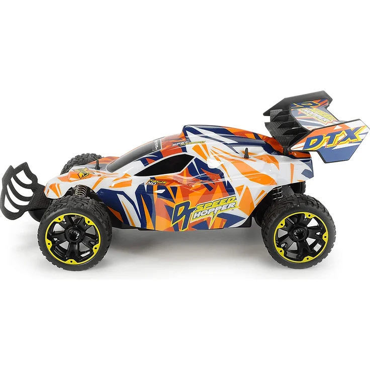 Dickie Toys RC Speed Hopper, ferngesteuertes Spielzeugauto mit gefederten Radgabeln für Jungen und Mädchen ab 6 Jahren, 2-Kanal Funkfernsteuerung, Rennauto mit 10 km/h für Stunts, Draußen und Drinnen – Bild 5