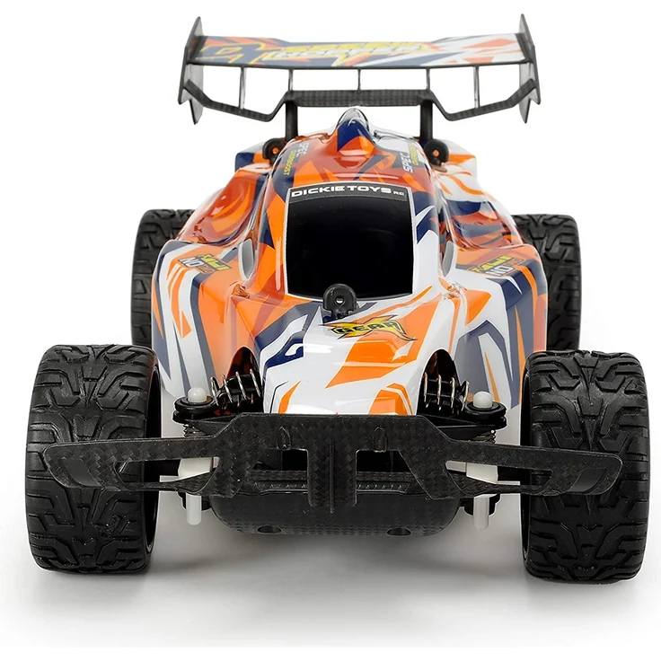 Dickie Toys RC Speed Hopper, ferngesteuertes Spielzeugauto mit gefederten Radgabeln für Jungen und Mädchen ab 6 Jahren, 2-Kanal Funkfernsteuerung, Rennauto mit 10 km/h für Stunts, Draußen und Drinnen – Bild 4