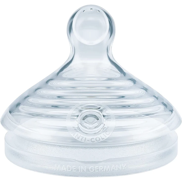 NUK Nature Sense Trinksauger für Babyflaschen | 0–18 Monate | Anti-Colic-Ventil | Größe S | BPA-frei | 2 Stück – Bild 2