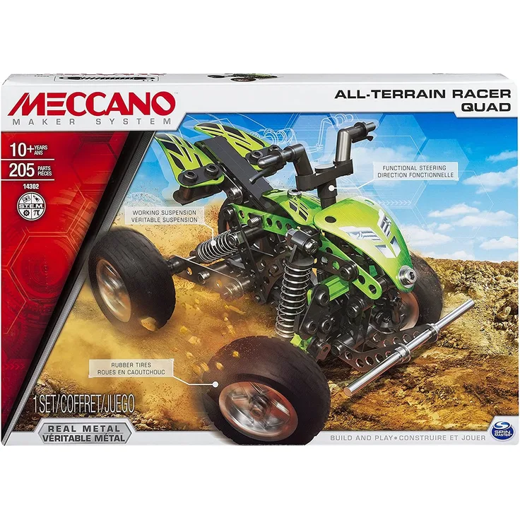 Spin Master 6026718 - Meccano - All-Terrain Vehicle Quadbike