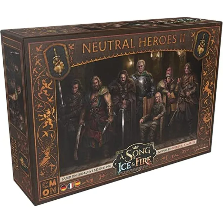 Asmodee A Song of Ice & Fire - Neutrale Helden 2, Erweiterung, Tabletop, Deutsch