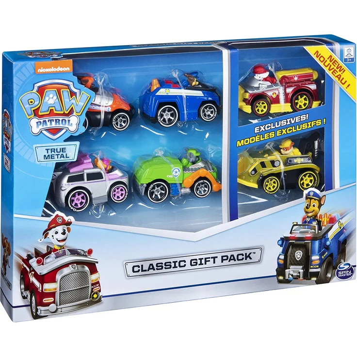 PAW Patrol 6053362 - True Metal Geschenkset mit sechs Metall - Fahrzeugen - Klassik Version – Bild 7