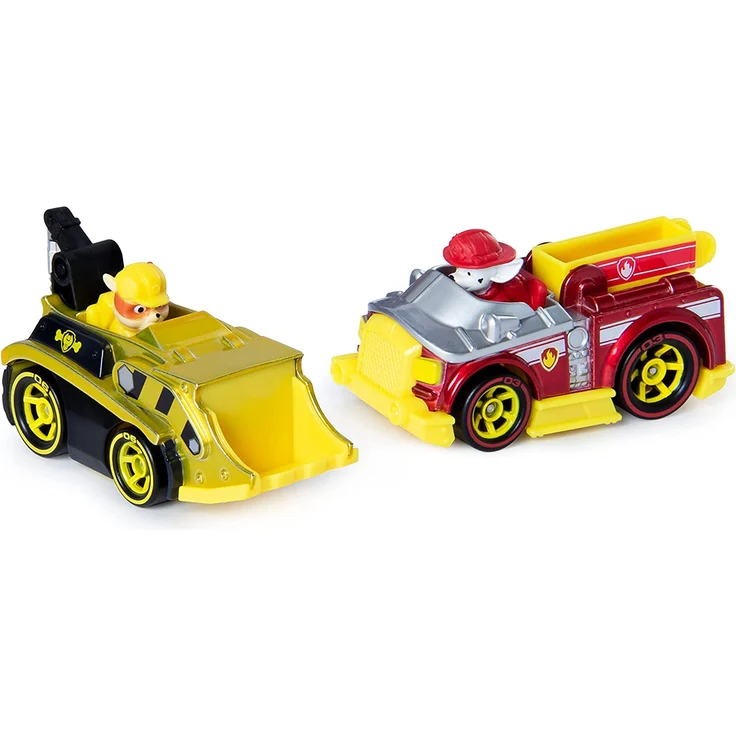 PAW Patrol 6053362 - True Metal Geschenkset mit sechs Metall - Fahrzeugen - Klassik Version – Bild 4