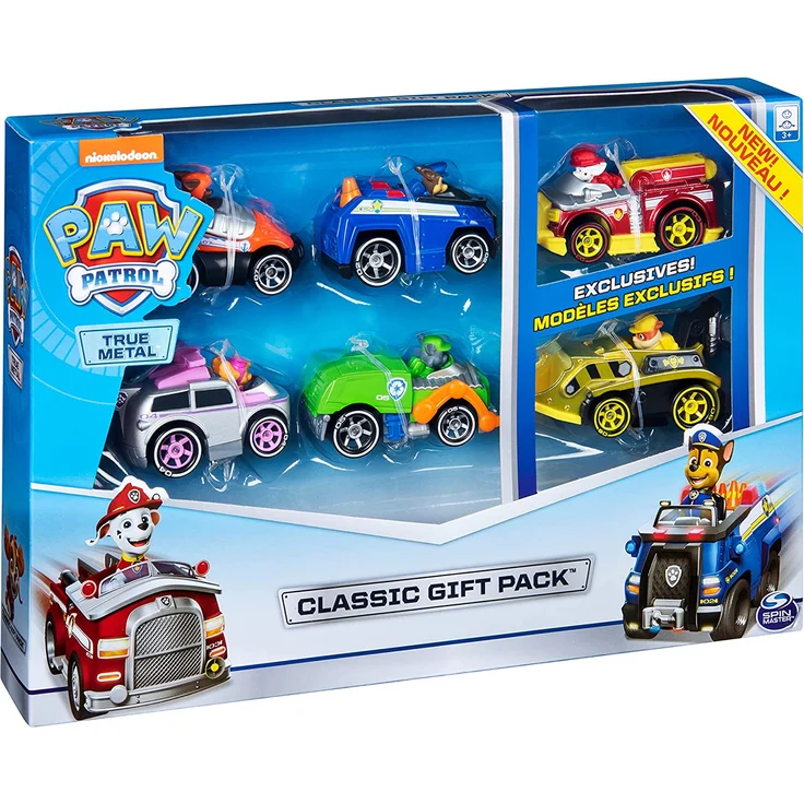 PAW Patrol 6053362 - True Metal Geschenkset mit sechs Metall - Fahrzeugen - Klassik Version – Bild 6