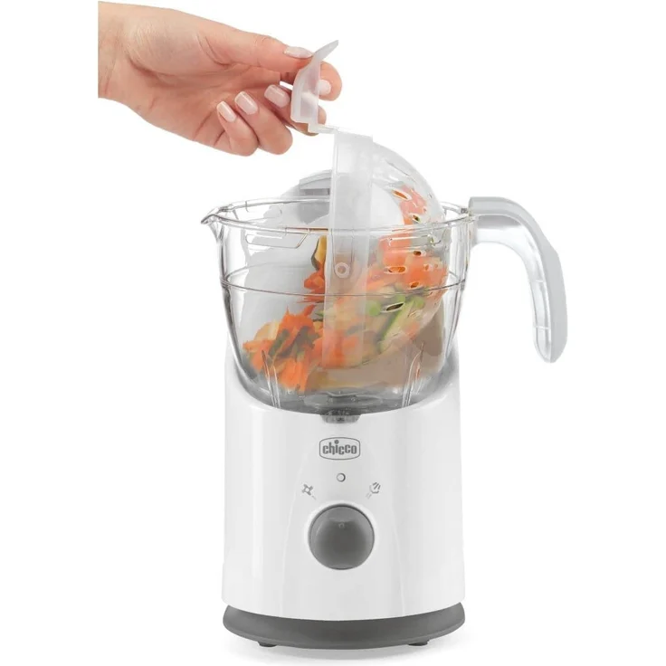 Chicco 06776 Dampfgarer "Easy Meal", Bpa frei, mehrfarbig – Bild 4