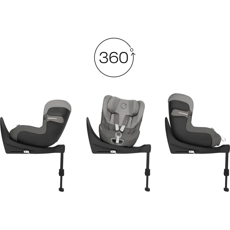 Cybex Gold 'SIRONA S2 I-SIZE' Autokindersitz, Gruppe 0+/1 (0 bis 18 kg) Soho Grey – Bild 2