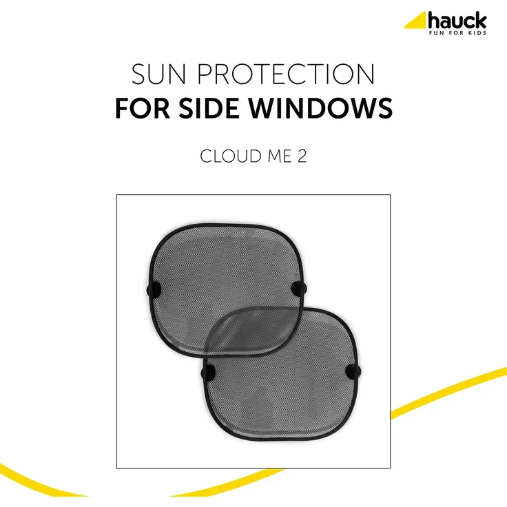 Hauck 'Cloud Me 2' Auto Sonnenblenden, 2 Stück, grau – Bild 2