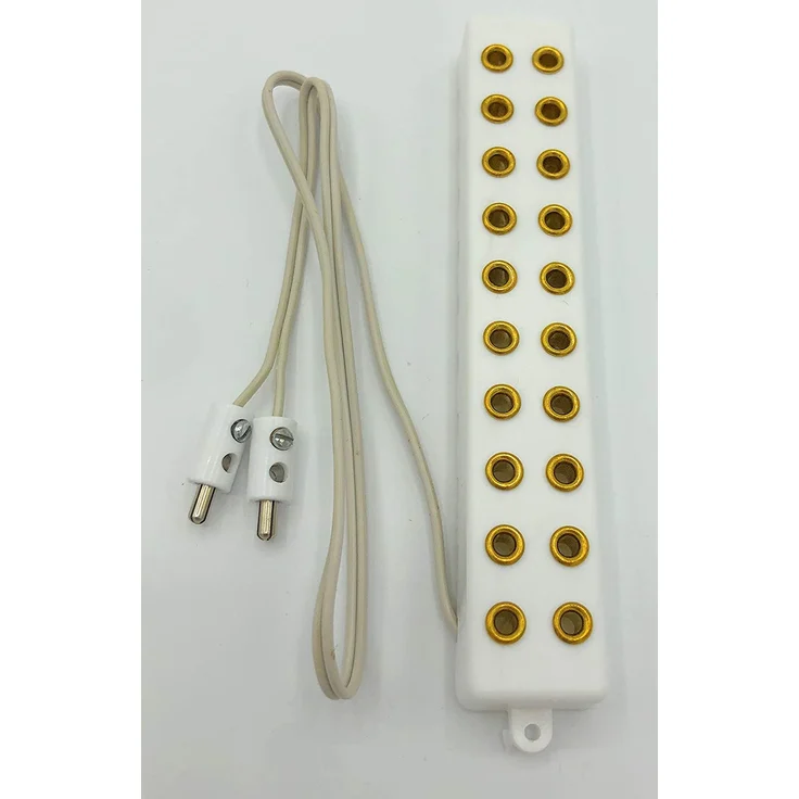 Verteilerleiste 10-fach mit Kabel und Stecker - Farbe: weiss für 3,5V Puppenhaus Krippen Modellbau – Bild 2