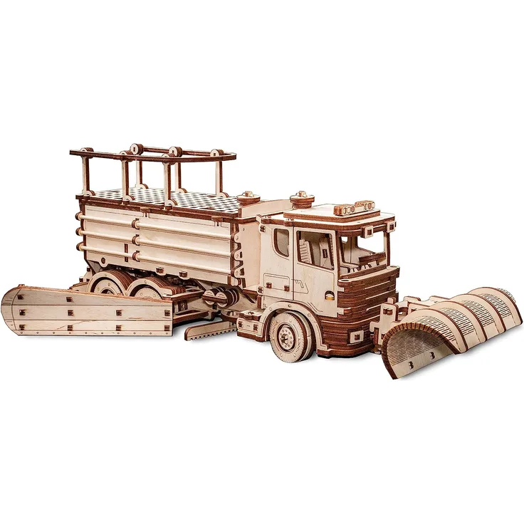 Eco Wood Art: Snowtruck