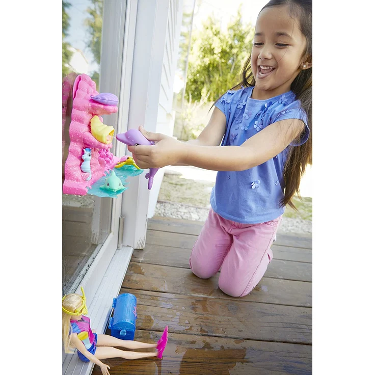 Barbie Mattel FCJ29 - Magie der Delfine Unterwasser-Spielset – Bild 11
