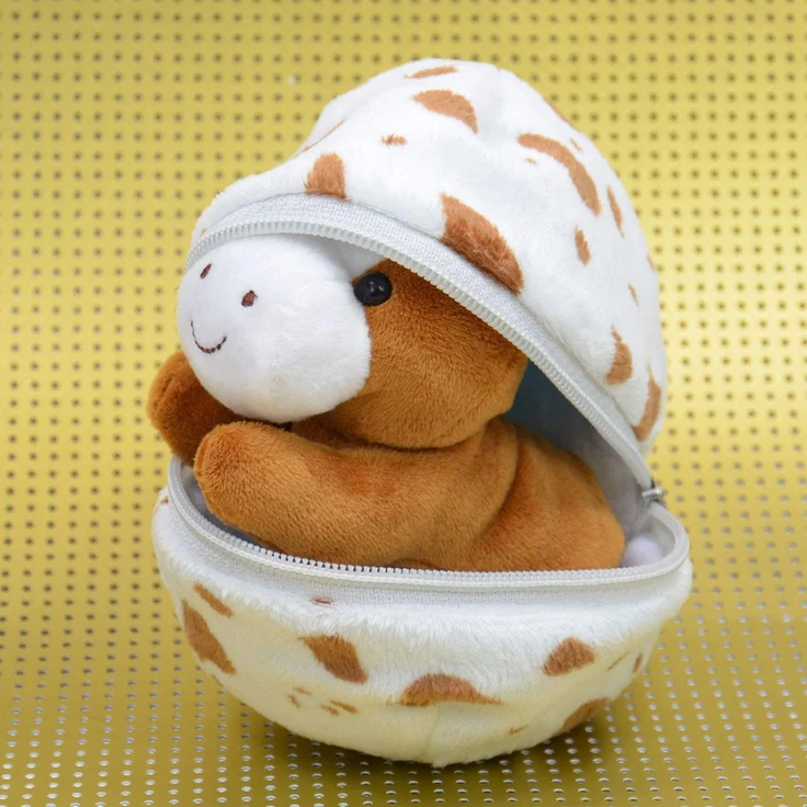 Kögler 75766 - Lotti, Mini Pony aus Plüsch im Ei, ca. 13 cm groß, kleines Plüschtier zum Kuscheln und Liebhaben, als kleines Geschenk für Kinder, Jungen und Mädchen – Bild 2