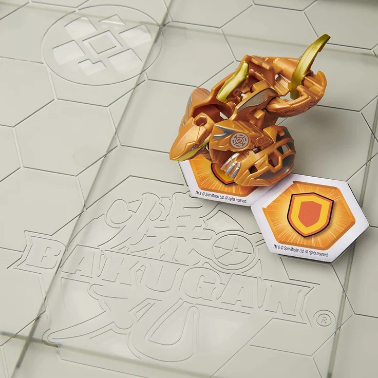 Bakugan Geogan Rising Battle Matrix, zerlegbares Spielfeld mit exklusivem Aurelus Sharktar Bakugan – Bild 3