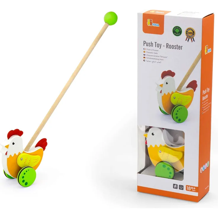 Viga Toys schwanzgriff 56 cm grün/orange