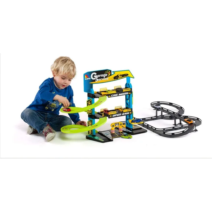 Parkhaus mit Fahrzeugen Moltó (5 pcs) (59 x 55 x 33)