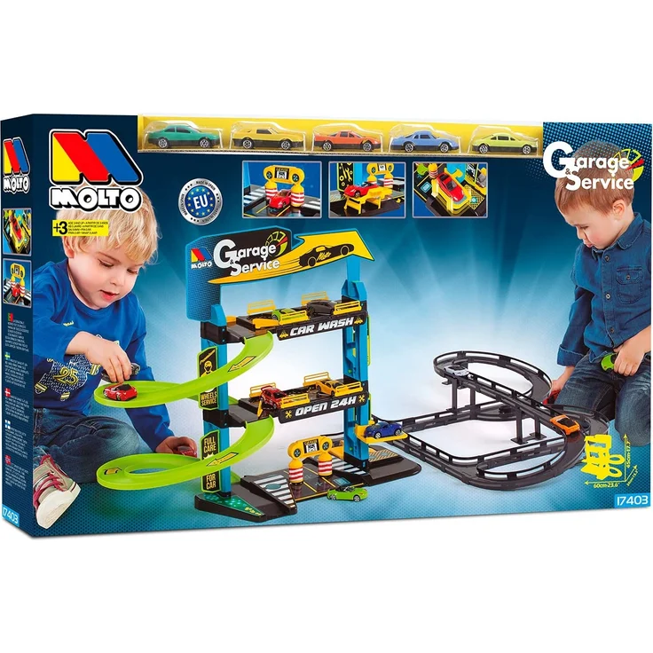 Parkhaus mit Fahrzeugen Moltó (5 pcs) (59 x 55 x 33) – Bild 6