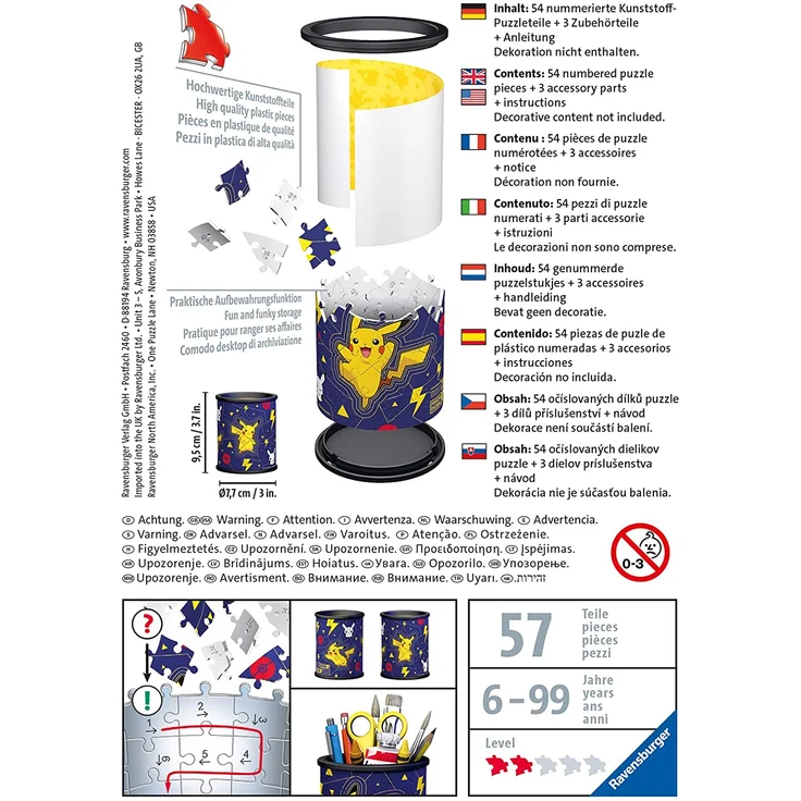 Ravensburger 3D Puzzle Pokémon Stiftehalter – Bild 5