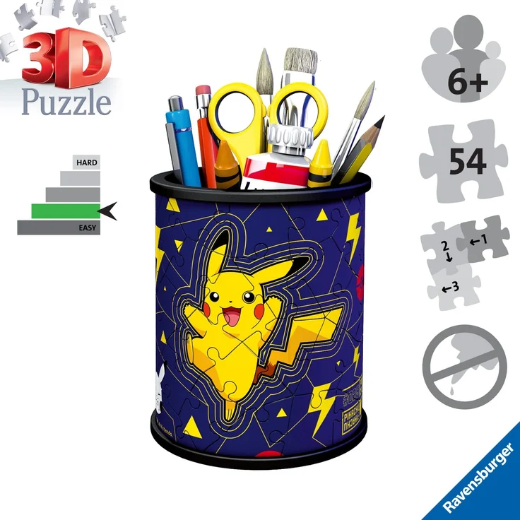 Ravensburger 3D Puzzle Pokémon Stiftehalter – Bild 3