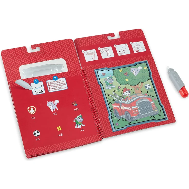 Melissa & Doug | PAW Patrol | Water Wow! |Marshall Aktivitätenblock zum Ausmalen mit Wasser für Reisen – Bild 8