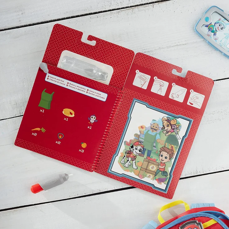Melissa & Doug | PAW Patrol | Water Wow! |Marshall Aktivitätenblock zum Ausmalen mit Wasser für Reisen – Bild 2