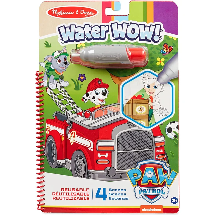 Melissa & Doug | PAW Patrol | Water Wow! |Marshall Aktivitätenblock zum Ausmalen mit Wasser für Reisen – Bild 1