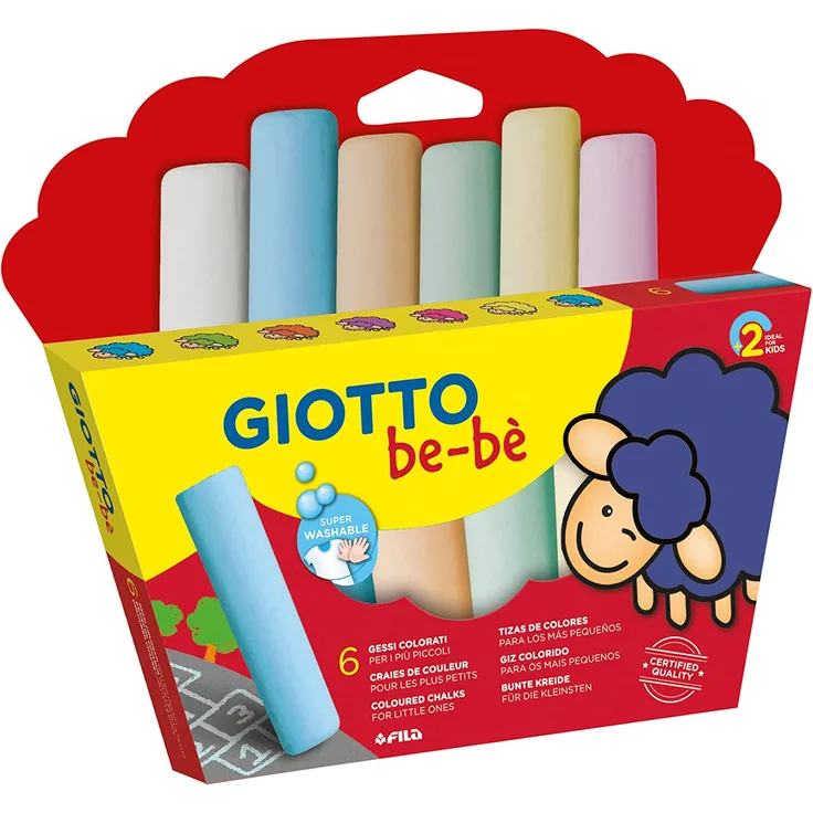 Lyra GIOTTO be-bè Straßenmalkreide – Kreide für Kinder ab 2 Jahren