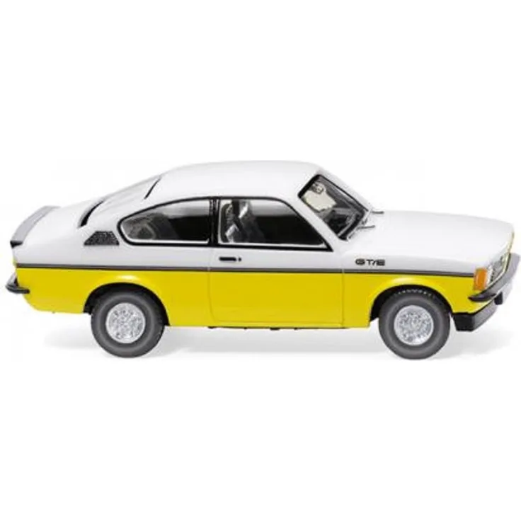 Wiking 022902 Opel Kadett C Coup GT/E - weiß/gelb