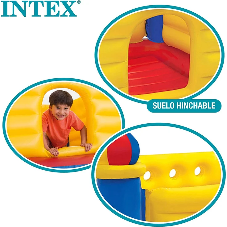 Intex Jump-O-Lene Castle Bouncer - Aufblasbare Hüpfburg - 175 x 175 x 135 cm – Bild 3