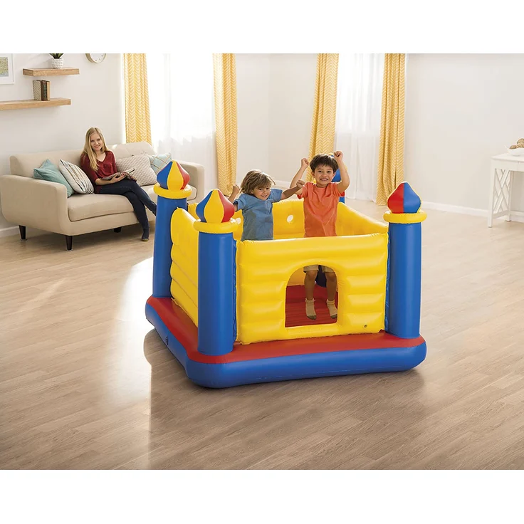 Intex Jump-O-Lene Castle Bouncer - Aufblasbare Hüpfburg - 175 x 175 x 135 cm – Bild 9