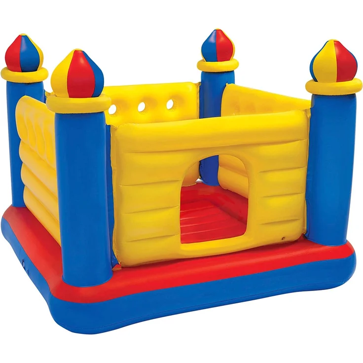 Intex Jump-O-Lene Castle Bouncer - Aufblasbare Hüpfburg - 175 x 175 x 135 cm – Bild 1