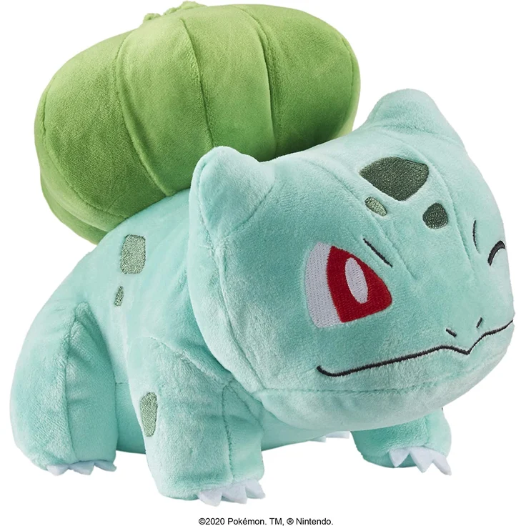 Pokemon Plüschfigur Bisasam (20 cm) – Bild 3
