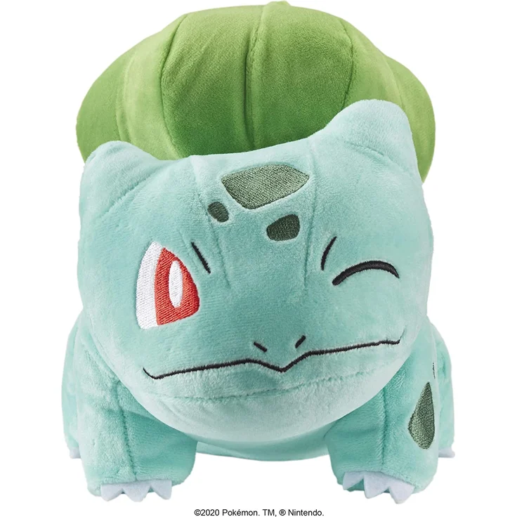Pokemon Plüschfigur Bisasam (20 cm) – Bild 1