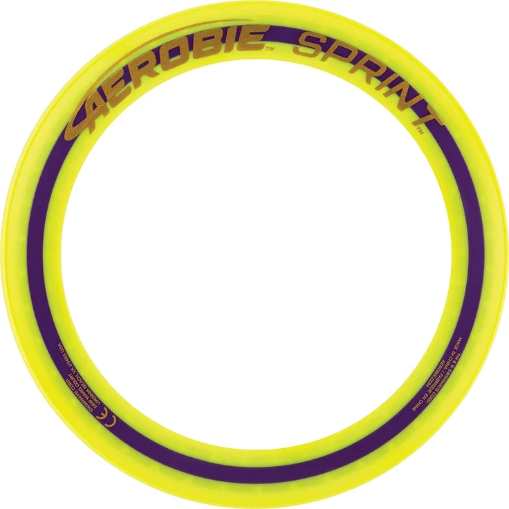 Aerobie Sprint Flying Ring Wurfring mit Durchmesser 25 4 cm gelb Frisbee 5 Jahr(e) – Bild 2