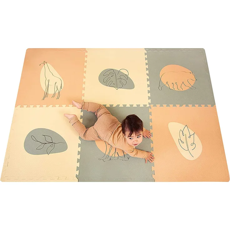 Hakuna Matte XXL Puzzlematte – Jungle Sunset 180x120 cm