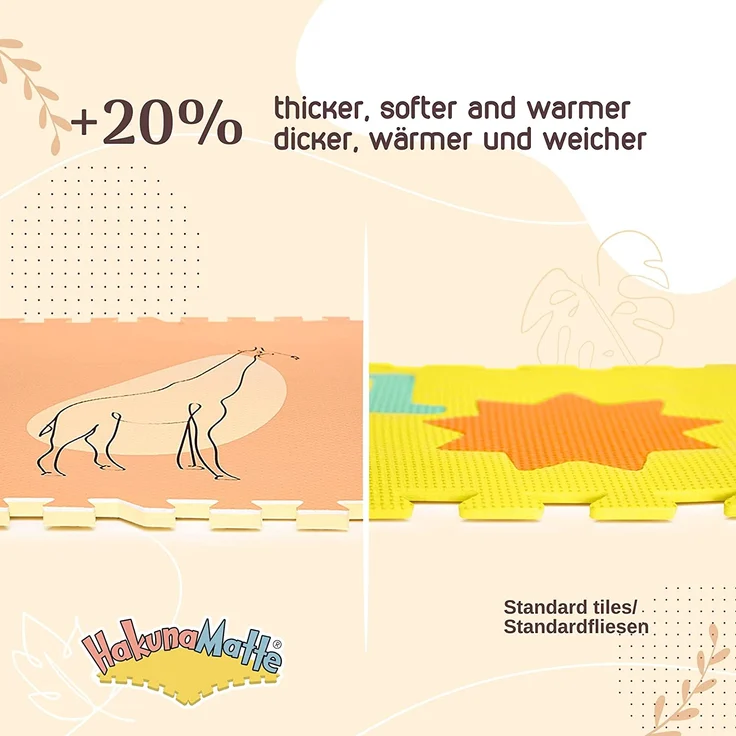 Hakuna Matte XXL Puzzlematte – Jungle Sunset 180x120 cm – Bild 3