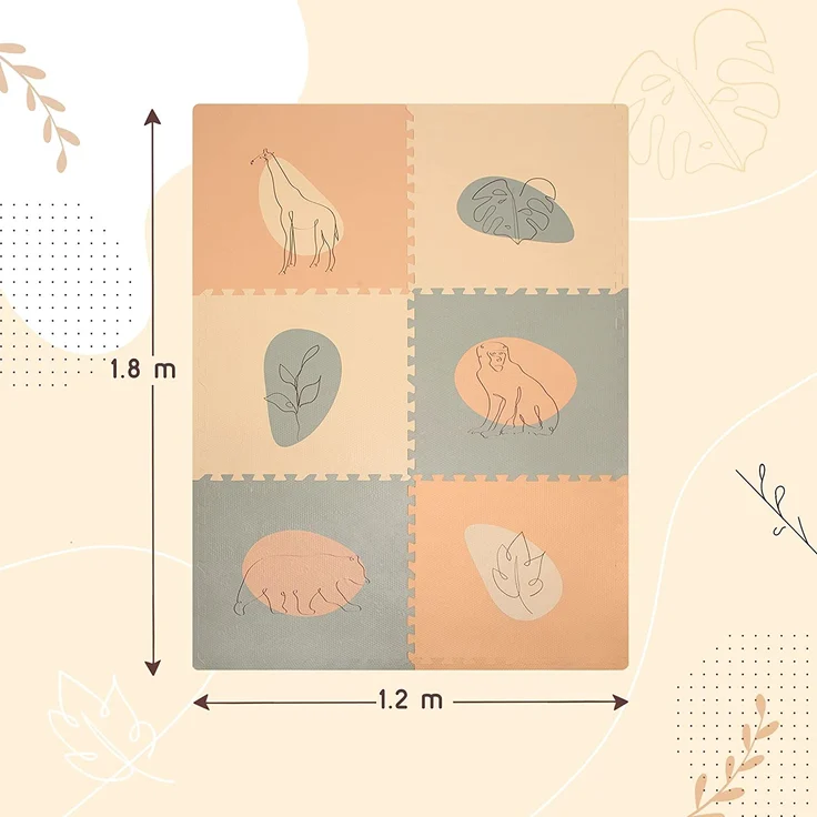 Hakuna Matte XXL Puzzlematte – Jungle Sunset 180x120 cm – Bild 2