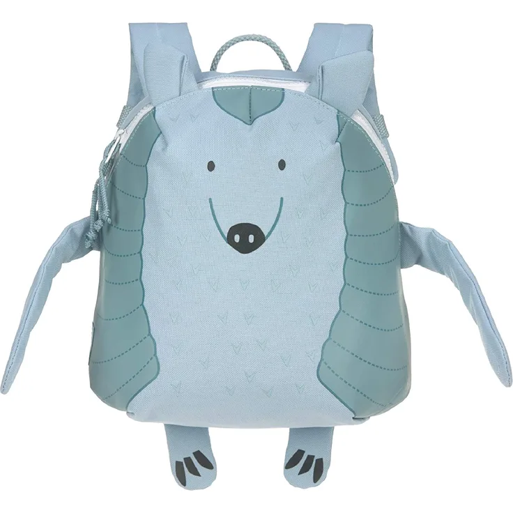 LÄSSIG Kinderrucksack Kindergarten mit Brustgurt ab 3 Jahre-Backpack About Friends, Lou Armadillo, Gürteltier, 28 cm, 3,5 L