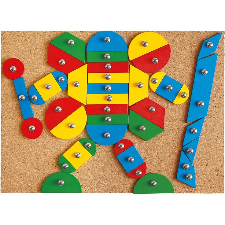 Lena 65827 - Hammerspiel Standard 72 Teile ca. 28 x 19,5 cm – Bild 3