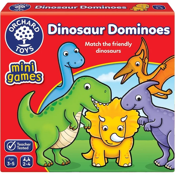 Orchard Toys Dominosteine mit Dinosaurier-Motiven
