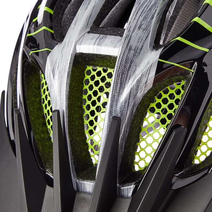 Alpina FB JUNIOR 2. 0 Kinderhelm black/steelgrey/neon 50-55 cm – Bild 7