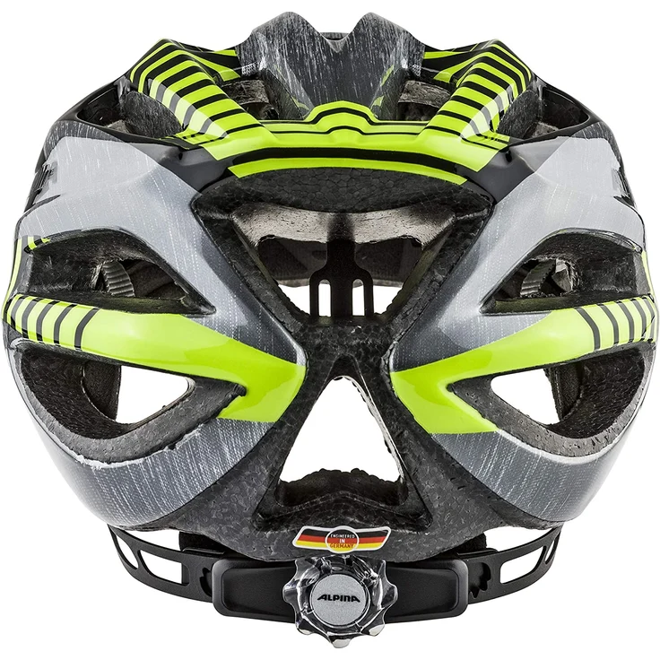 Alpina FB JUNIOR 2. 0 Kinderhelm black/steelgrey/neon 50-55 cm – Bild 4