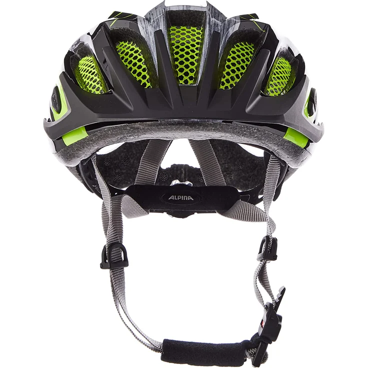 Alpina FB JUNIOR 2. 0 Kinderhelm black/steelgrey/neon 50-55 cm – Bild 5