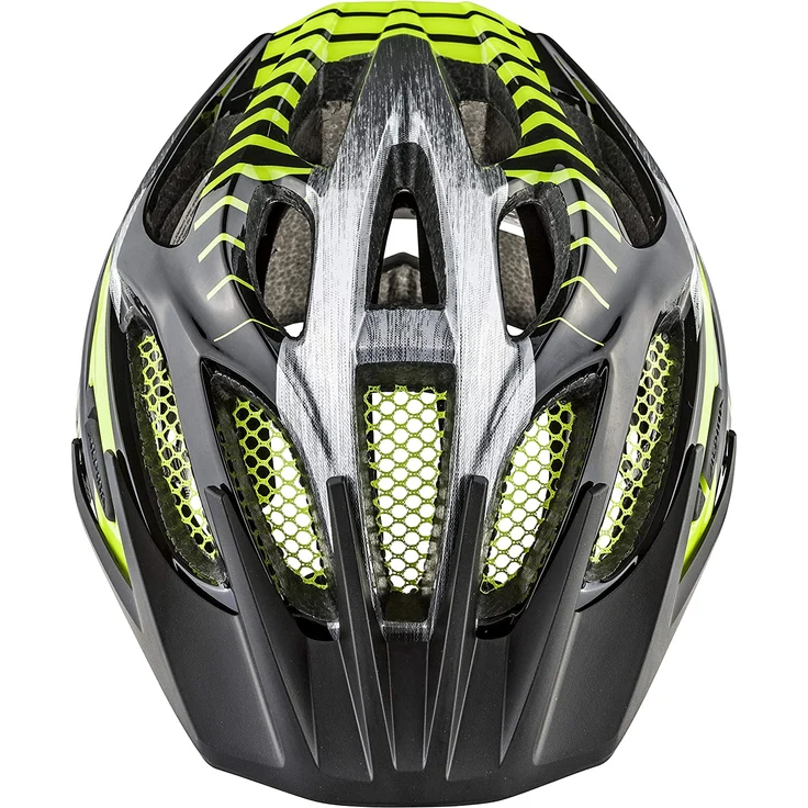 Alpina FB JUNIOR 2. 0 Kinderhelm black/steelgrey/neon 50-55 cm – Bild 2