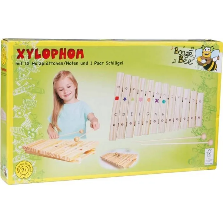Boogie Bee Holz Xylophon mit 12 Noten - Preisvergleich