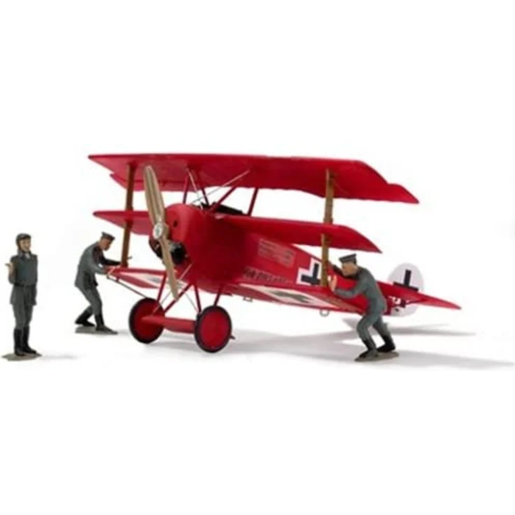 Revell Modellbausatz Flugzeug 1:28 - Fokker Dr.1 "Manfred von Richthofen" im Maßstab 1:28, Level 4, originalgetreue Nachbildung mit vielen Details, 04744 – Bild 2