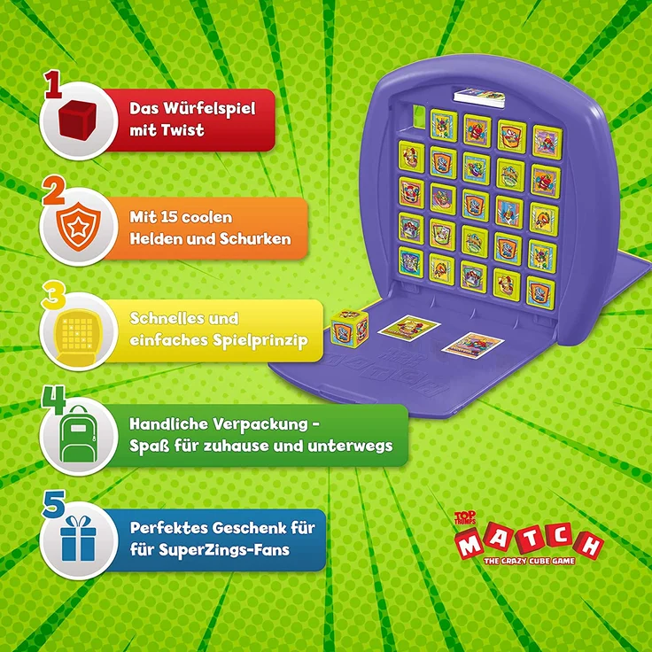 TOP TRUMPS MATCH - SuperZings - SuperZings Series 5 - Alter 4+ - Multilingual – Bild 6