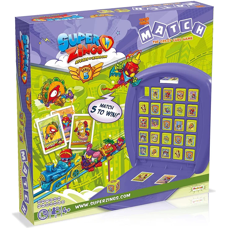 TOP TRUMPS MATCH - SuperZings - SuperZings Series 5 - Alter 4+ - Multilingual – Bild 1