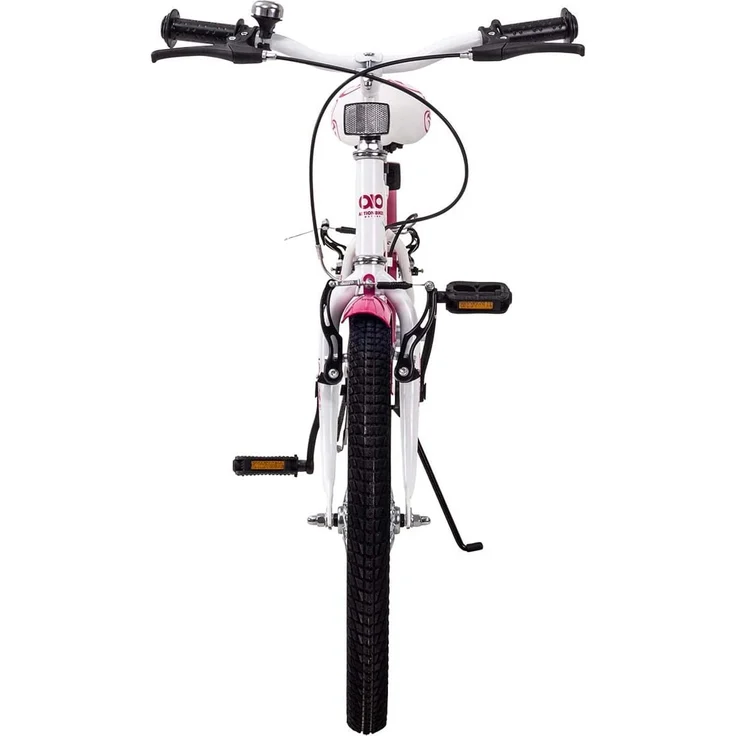 Kinderfahrrad Butterfly 20 Zoll Kinder Mädchen Fahrrad pink mit Fahrradständer (Weiß/Pink) – Bild 7