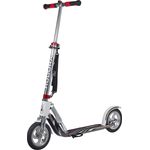 HUDORA 14005 'Big Wheel Air 205' Scooter, höhenverstellbar bis 105 cm, klappbar, max. belastbar bis 120 kg, Silber/weiß