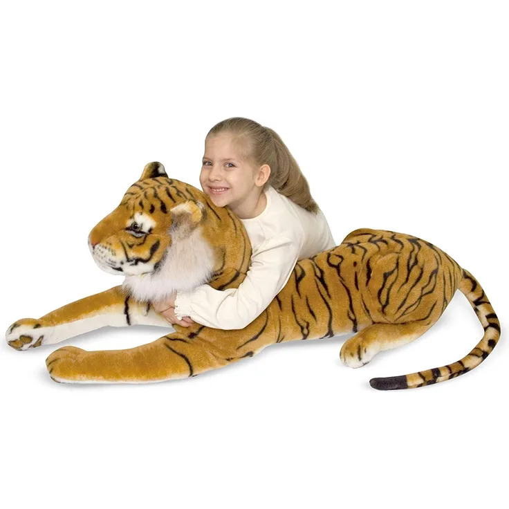 Melissa & Doug Tiger - Naturgetreues Plüschtier mit lebensechtem Gesichtsausdruck