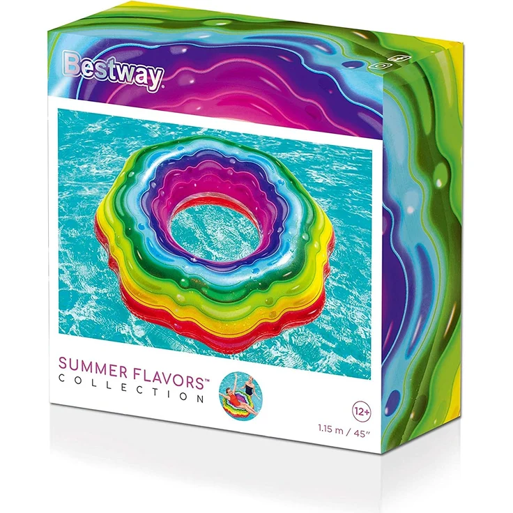 Bestway Schwimmring „Rainbow Ribbon“ 115 cm - Preisvergleich – Bild 3